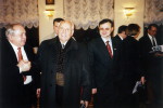Сергей Апатенко и Михаил Горбачев, встреча с политиками