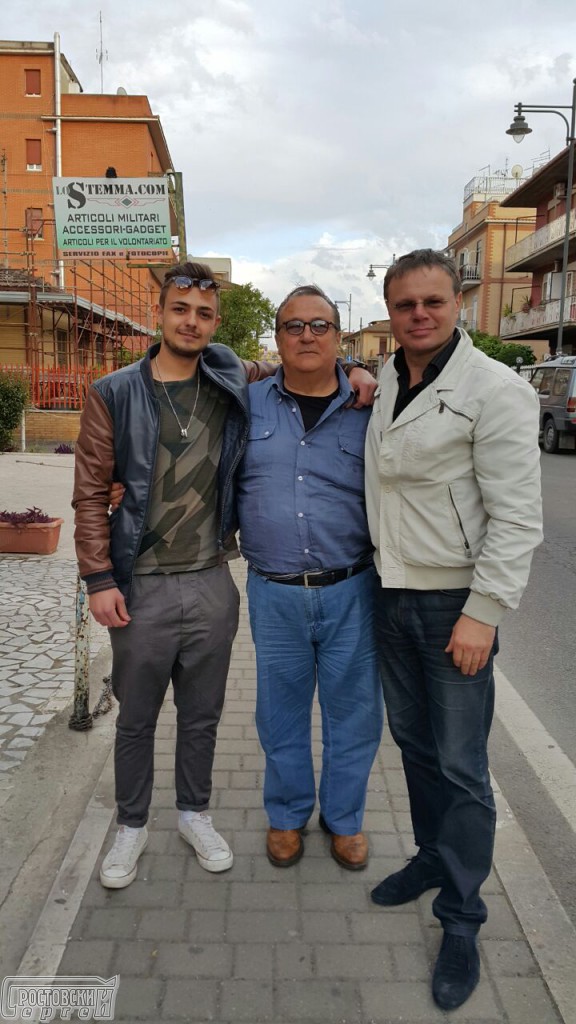 Робертино Лорети (Лоретти) с Сергеем Ростовским (Апатенко) в Италии